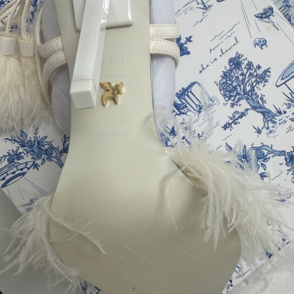 Blue Tassel Heels - Picture 5 of 7